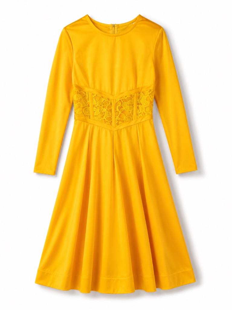 Designer Yellow Dress
